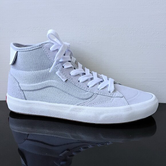 Vans Women's The Lizzie Canvas Sneaker in Cool & Unique Dusty Blue / White - Picture 1 of 13